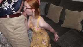 Reagan Reid obediently gets fucked by an old man