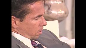 Blonde Horny MILF Seduced First His Boss Before She Sucked a Big Cock