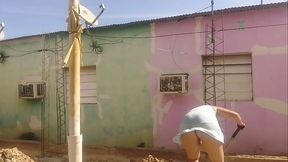 My neighbor can't wait to see my big ass in my short dress