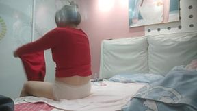 Added funds for extra services at the massage parlor; she brought me home for a complete experience