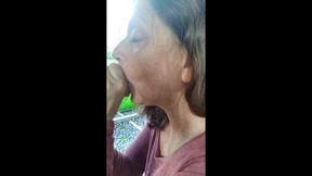 Gardner Greeted by Needy Cum Craving Old Lady Candi Annie Mature GILF MILF