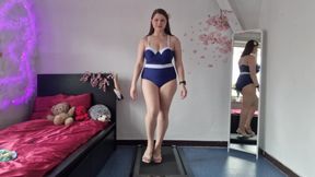 You re sping on me while I try on my beach outfit. JOI + countdown