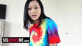 Tiny Asian Step Sisters Taking Their First Big Cocks Full Movie