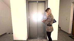 I meet my neighbor in the elevator &mdash;  she flirts and invites me to her place for intimacy