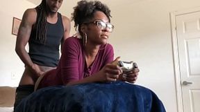 Dark-haired beauties savoring deep ebony shafts