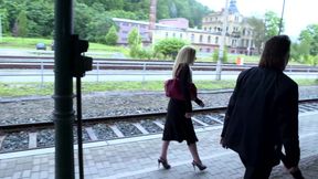 Hot Blonde Get Pussy Pounded Hard by Huge Cock