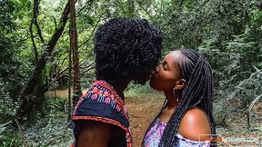 PUBLIC Walk in Park &mdash;  Private African Lesbian Toy Play