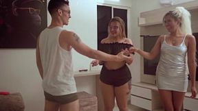 Sweet husband lets me ride his two hard dicks to satisfy my dirty &mdash;  wet fantasies