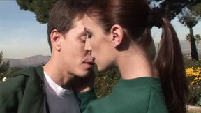 I meet and fuck the hot neighbor mom in our garden