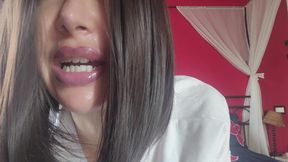 The unbridled blasphemy of the beautiful mistress