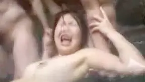 JAV Spa Horror - Trapped Girls Suffer Harsh Anal Torture