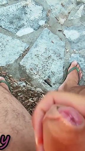 Jaw-dropping moment from &quot;Dick Flash! We Got Caught! Teacher Blowjob Nude at the Sea (Cum In Mouth)! - MissCreamy&quot;