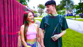 Big dick aspiring porn star fucks hairy teen stepsis for practice