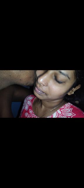 Desi chubby hot wife  fucking with husband, dick sucking &amp;cum facials