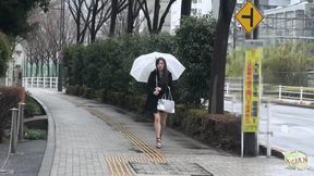 Another Stupid Rainy Day Got Much Better When She Sucked His Dick in the Toilet