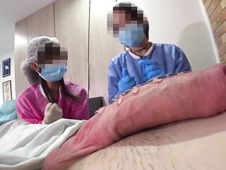 2 NURSES decided to try out my FRESH WANG in practice